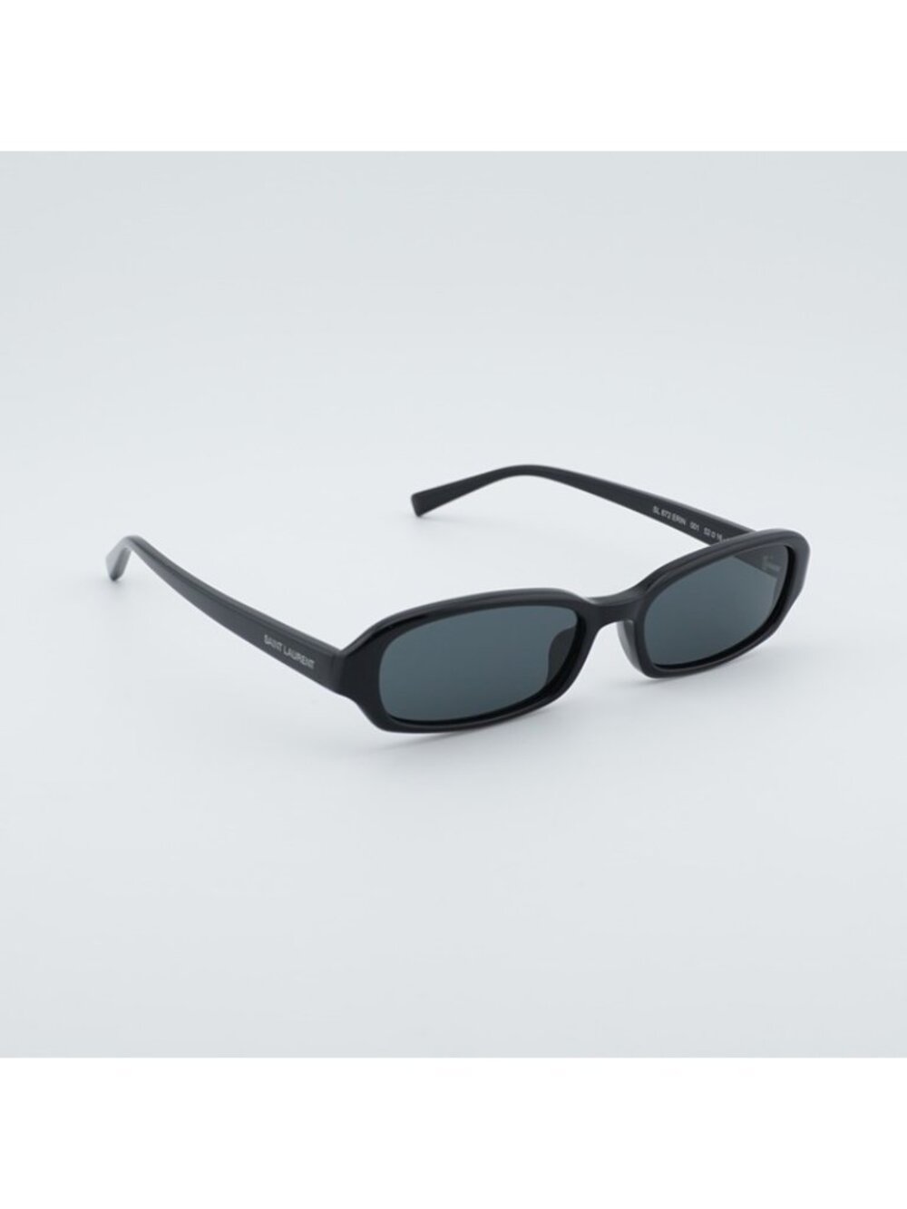 Saint Laurent SL872 ERIN 001 Sunglasses Black Rectangle Frame, Black Lenses - Picture 5 of 11